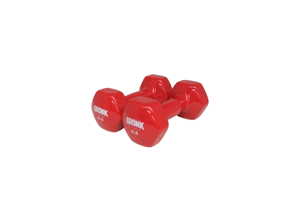 Gronk Fitness Vinyl Hex Dumbbells 9 lb Gronk Fitness Products Variant(s) - LBWeight fbe4489e-f108-f011-8426-0afff11ba501_1209-G1_.