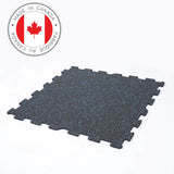 Gronk Fitness 2x2 8MM Center Interlocking Tiles 10% Blue G&G Fitness Equipment Variant(s) - Color flooring_blue