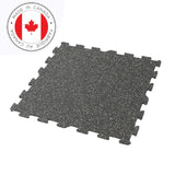 Gronk Fitness 2x2 8MM Center Interlocking Tiles 10% Yellow, White G&G Fitness Equipment Variant(s) - Color flooring_yellow