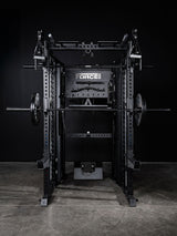 Force USA C20 All-In-One Trainer — front view with barbell