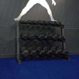 Gronk Fitness 3-Tier Dumbbell Storage Rack Gronk Fitness Products Dumbell racks, power block stand, plate and bar storage, kettlebell racks, ball racks gronkfitness_3-tier-dumbbell-storage-rack_view-6_1b85658e-aed1-4135-aa9b-265bc4c0e202