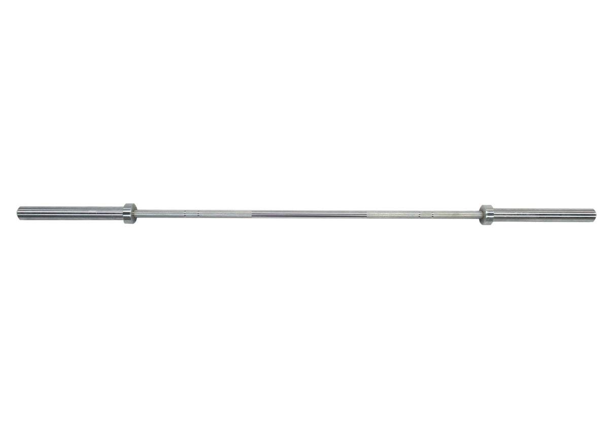 Gronk Fitness Olympic Bar full length side view