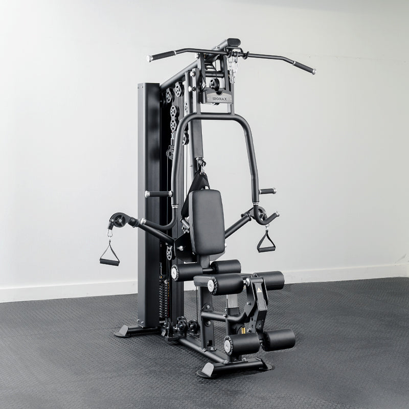 Ironax XHG Home Gym w/ 200lb Stack Ironax Home Gym, Large; additional functionality. More than 5 functions. Subject to interpretation homegym15