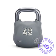 Hyrox 4KG kettlebell front view with Youngstars logo