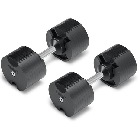 SMRTFT NÜOBELL 80lb Adjustable Dumbbell Set Black SMRTFT Variant(s) - Color nuo80blk