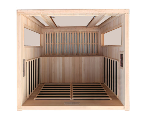 Pro 6 Amanda 2 Per Near Zero EMF FAR Infrared Sauna Golden Designs Recovery; foam rollers, advanced rollers, stretch and massage p6-h206-01-top-view_ba7a123a-e40a-467b-8bc4-4f651c409060