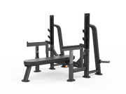 Shua G6371 Olympic Flat Bench exercise bench, studio render 1 of 2