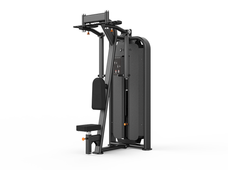 Shua G6813 Pec Fly/Rear Delt selectorized machine, studio render 1 of 2