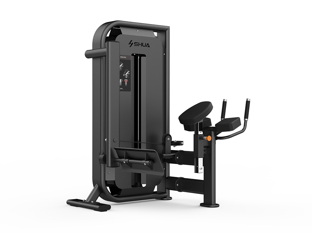 Shua G6815 Rear Kick selectorized machine, studio render 1 of 2