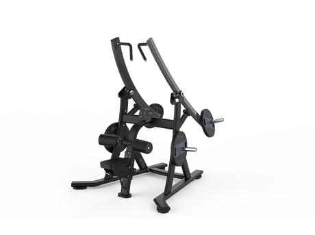 Shua G6903 Iso-Lateral Lat Pulldown plate loaded machine, studio render 1 of 3