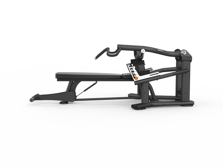 Shua G6918 Iso Flat Bench Press plate loaded machine, studio render 2 of 4