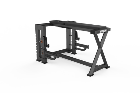 Shua G8926 Seal Row Bench exercise bench, studio render 2 of 3