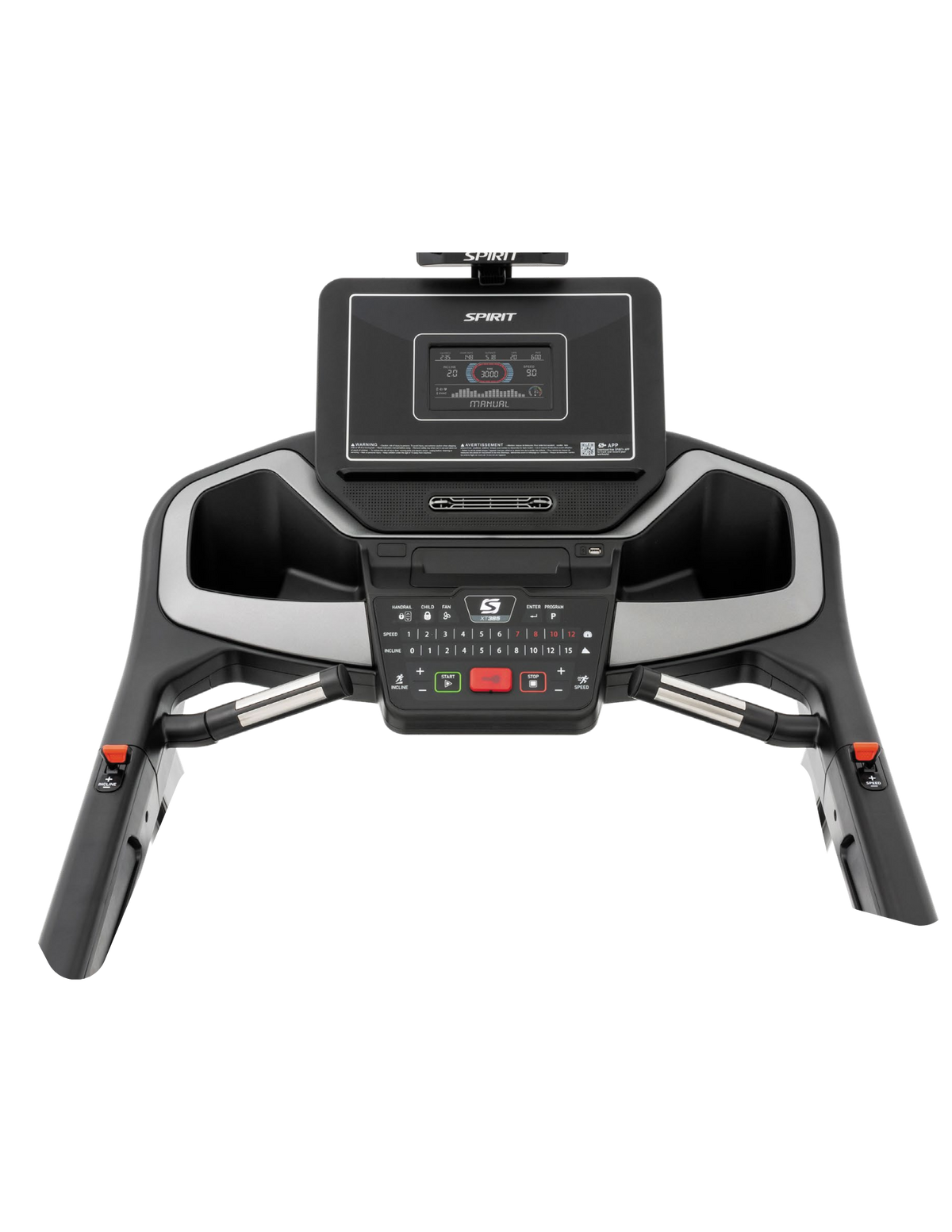 Spirit XT385 Treadmill Spirit Treadmills under 350lbs spirit_xt385-treadmill-2023-v2_view-5_935cb38e-9079-4c4e-bfe0-d247f4ece60f