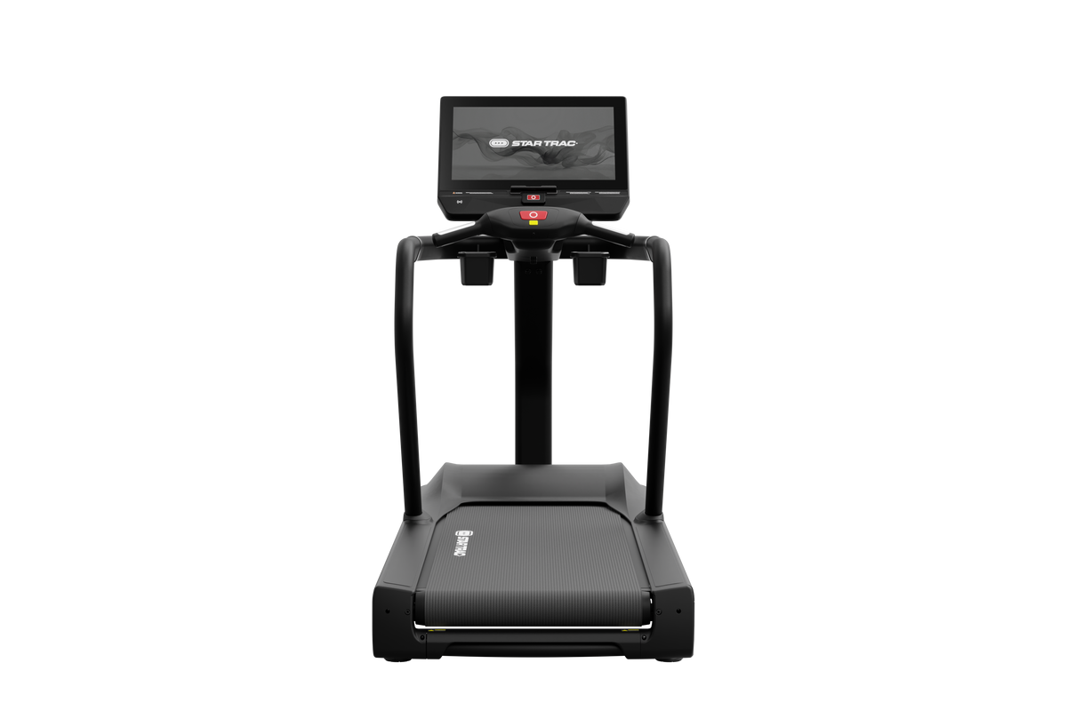 Star Trac 8TR treadmill with 24-inch touch console — front view