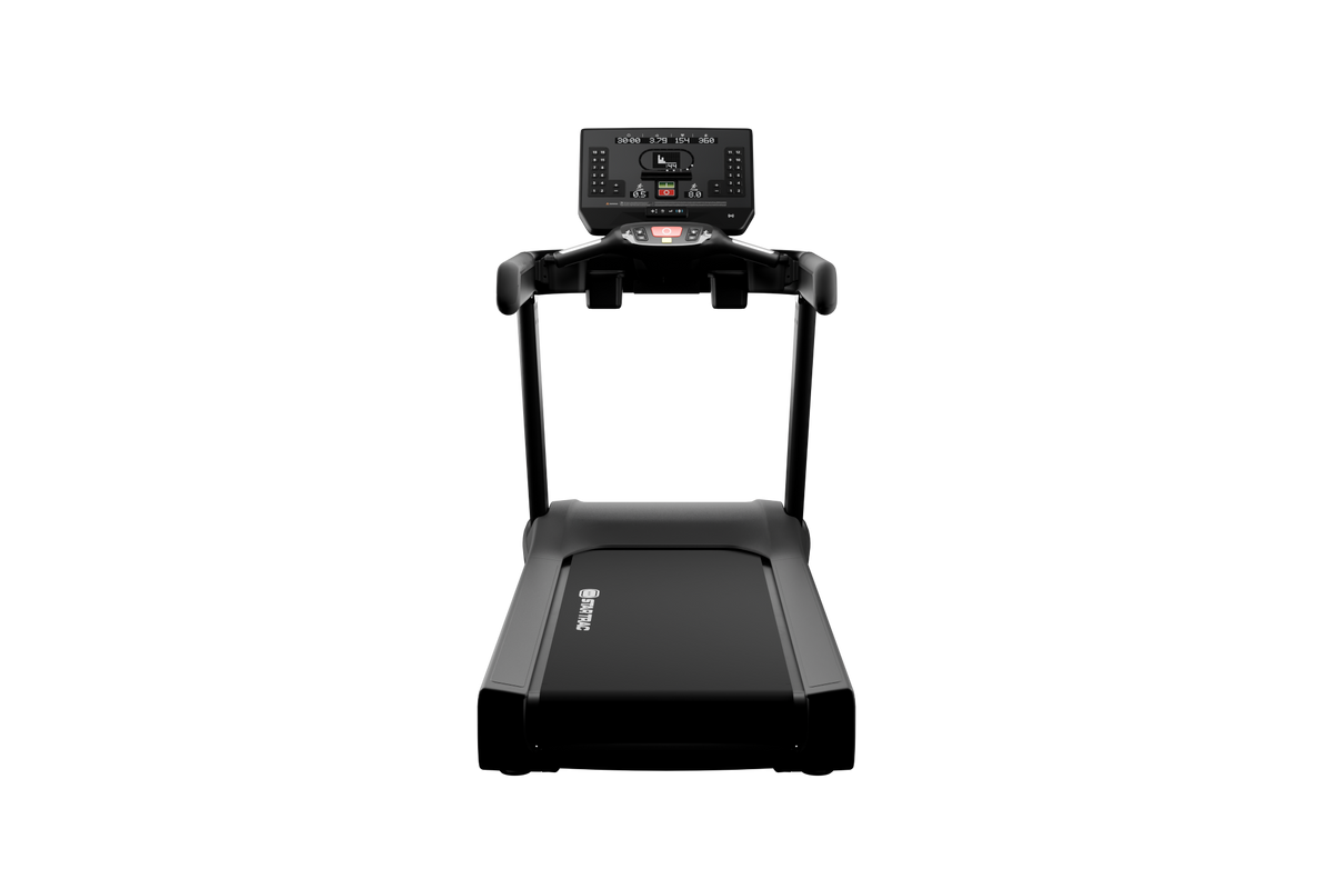Star Trac 8TRx treadmill with LED console — front view