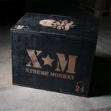 XM Wood Plyo Box Black XM Fitness Balance and stability; bosu, swiss, plyo-box 007