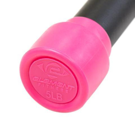 Element Fitness Workout Body Bar 5 lb Element Fitness Variant(s) - LBWeight 05-element-bodybar-pink-sml_large-logo