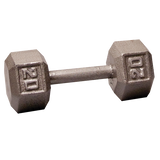 Body Solid Iron Hex Standard Dumbbell Gray Body Solid Variant(s) - LBWeight 20lbs