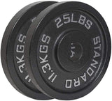 Cast Iron Olympic Plates G&G Fitness Equipment Variant(s) - LBWeight|Color 25_lb