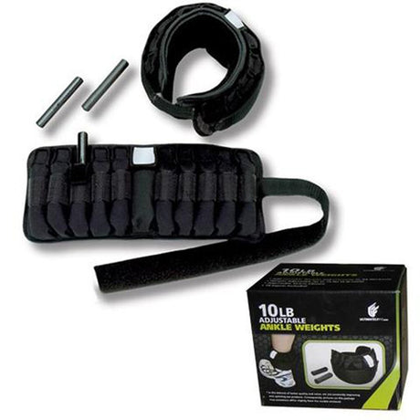 Adjustable Ankle Weights - 5lb Pair G&G Fitness Equipment Wearables; gloves, elbow sleeves, knee sleeves, dip belts, vests, ankle/wrist weights 2695-1_34_large_39d5b786-c6bb-4fdd-b971-3222440113a3