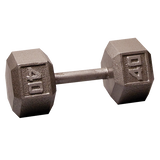 Body Solid Iron Hex Standard Dumbbell Gray Body Solid Variant(s) - LBWeight 40lb