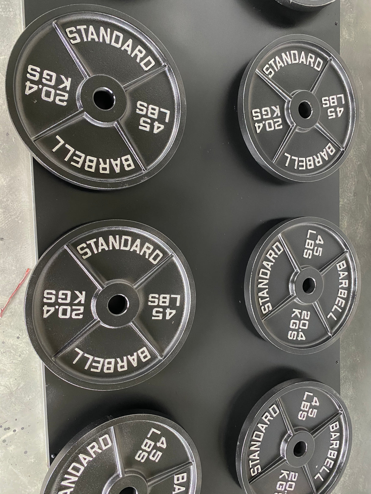 Cast Iron Olympic Plates G&G Fitness Equipment Variant(s) - LBWeight|Color 45_lb