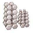 Body Solid Iron Hex Standard Dumbbell Gray Body Solid Variant(s) - LBWeight Hex_Dumbbells