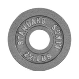 Cast Iron Olympic Plates G&G Fitness Equipment Variant(s) - LBWeight|Color OPG-002.5_1
