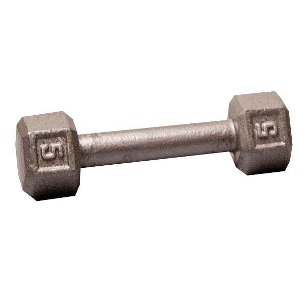 Body Solid Iron Hex Standard Dumbbell Gray Body Solid Variant(s) - LBWeight SDX05_HERO