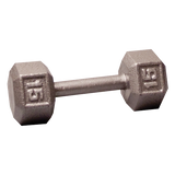 Body Solid Iron Hex Standard Dumbbell Gray Body Solid Variant(s) - LBWeight SDX15_HERO