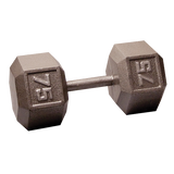 Body Solid Iron Hex Standard Dumbbell Gray Body Solid Variant(s) - LBWeight SDX75_HERO