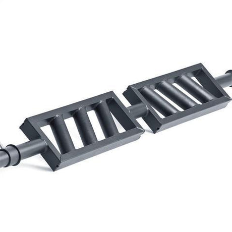 XM Fitness Black Steel Swiss Bar Angled XM Fitness Lifting bars, weight bars, dumbbell handles XM_BLACK_SWISS_BAR_ANGLES_22lb_0