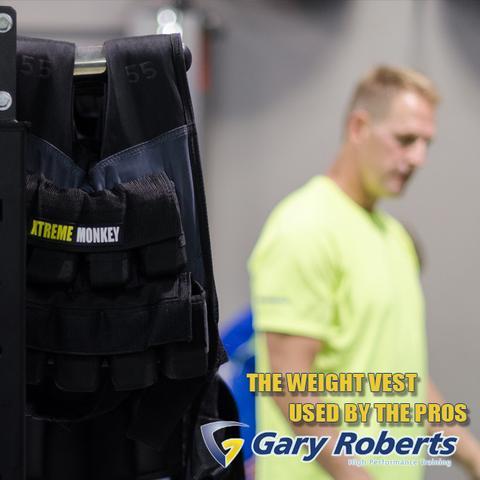 XM Fitness 55lb Commercial Weighted Vest, Adjustable XM Fitness Variants(s) - Weight gary-roberts-xtreme-monkey-weight-vests_2_large_619998de-3823-42c9-87c3-49d391ace0f1