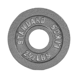 Cast Iron Olympic Plates G&G Fitness Equipment Variant(s) - LBWeight|Color grey2.5