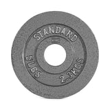 Cast Iron Olympic Plates G&G Fitness Equipment Variant(s) - LBWeight|Color grey5lb