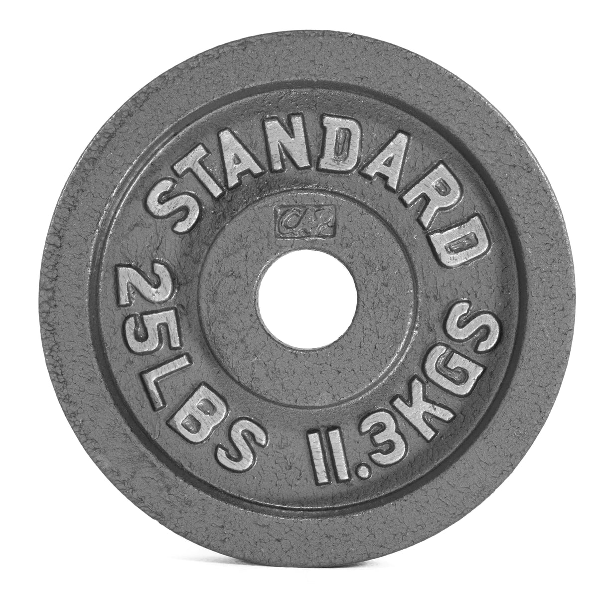 Cast Iron Olympic Plates G&G Fitness Equipment Variant(s) - LBWeight|Color grey_25_lb
