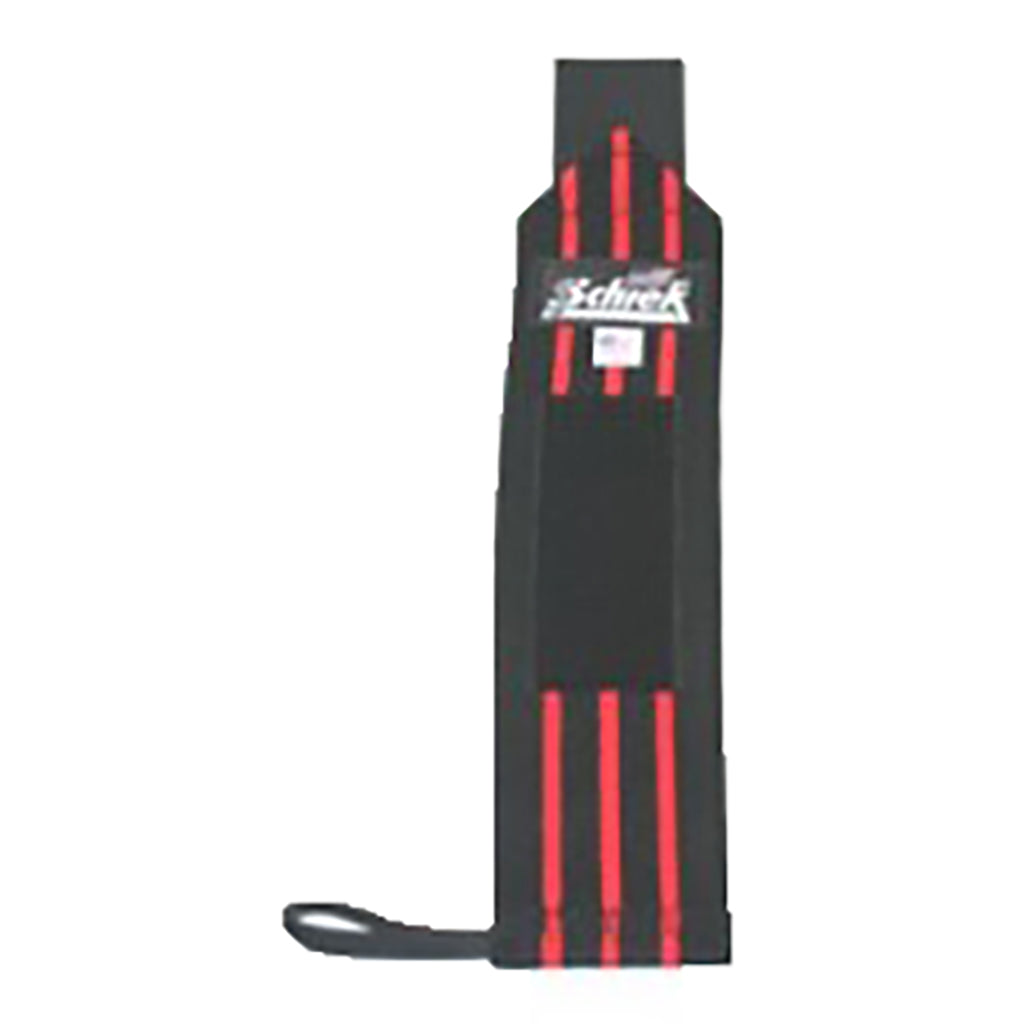 Schiek 24" Wrist Wraps - Black Schiek Wearables; gloves, elbow sleeves, knee sleeves, dip belts, vests, ankle/wrist weights wristwrapblack_147_x_300_-228x228_1cf38b89-826a-42f1-8ce9-fd56bcb9c41c